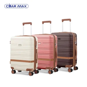 Fashional Design PC Hardshell Business Suitcase Carry-On with Silent Wheels Elegant Luggage Sets