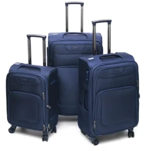 2025 High Quality Suitcase Waterproof Fabric Soft Suitcase Aluminum Trolley Nylon Business Travel Luggage