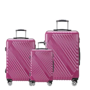 2025 Custom Logo Fashion ABS PC Luggage Set Multi-Functional Hard Shell Carry-On Travelling Men Suitcase