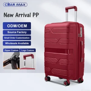 2025 Wholesale PP Luggage 3pcs Set 20/24/28 Inch Trolley Set Spinner for Unisex Business Travel Suitcase