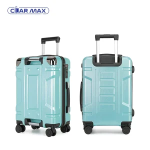 Personalized Double Handle Suitcase with Expandable Double Zipper & Portable Removable Wheels Trolley Case Luggage Set