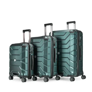 2025 New 20" Suitcase ABS PC Hard Shell Suitcase Wholesale TSA Lock Handles with Spinners for Back to School Season Trolley Set